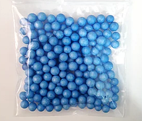 Шарики из пенопласта цветные, 6-8 мм, Цвет: Голубой (~200 шт/уп)