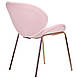 Стильний дизайнерський м'який стілець на металевих ніжках Alphabet E gold/pink для кафе, бару, TM AMF, фото 5