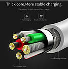 Силіконовий USB-кабель hoco X21 Type-C (хоко х21 тайпсі), фото 6