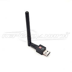 Wi-Fi USB адаптер до 300MB, 802.11bgn з антеною 3DBI, бездротовий мережевий адаптер Wi-Fi