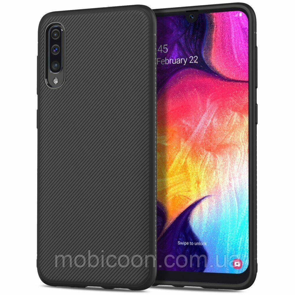 Чехол Carbon Case для Samsung Galaxy A30s (A307) / A50 (A505) / A50s (A507)- черный