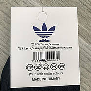 Шкарпетки чоловічі спортивні бавовна з сіткою короткі Adidas, Німеччина, 41-45 розмір, асорті, 12658, фото 3