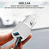 Зарядний пристрій для автомобіля Promate Voltrip-Duo White, фото 3