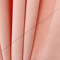 Шторная ткань, однотонная ткань для штор на метраж Далтон в  персиковом цвете