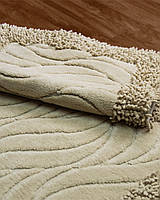 Комплект ковриков для ванной Zeria home "Bamboo" бежевый