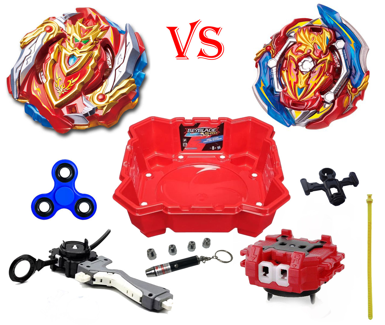 Набір BEYBLADE (Бейблейд) Арена + 2 Бебйлейда + 2 запускача + Лазерна указка