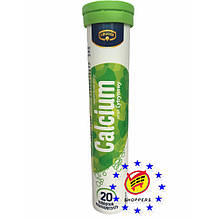 Вітаміни розчинні шипучі Kruger Calcium Кальцій - 20 таблеток