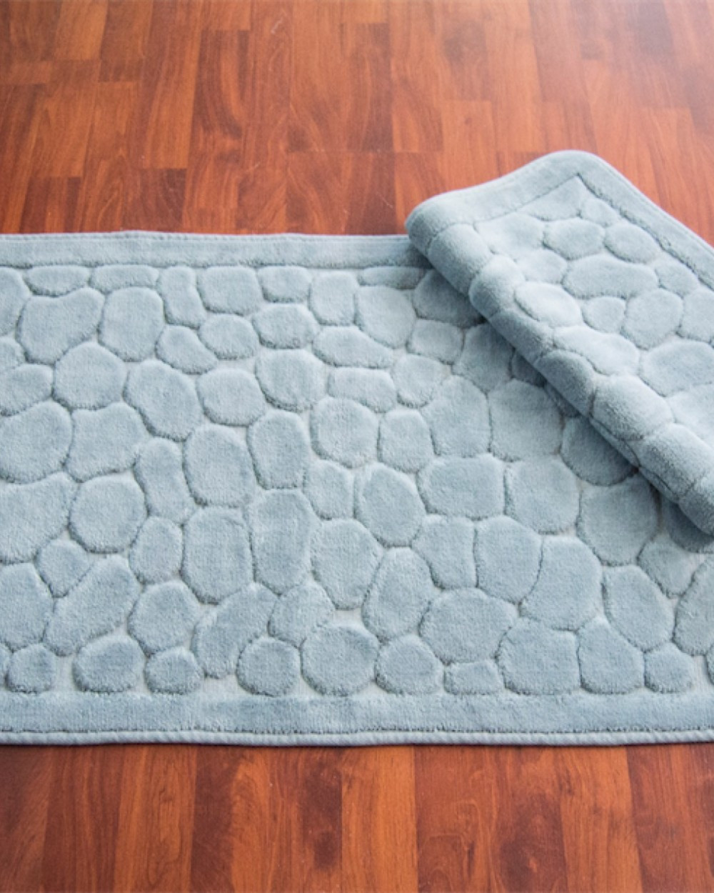 Комплект килимків для ванної Zeria home "Ruya", блакитний