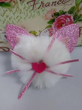 Брелок бубон з вушками 1 шт