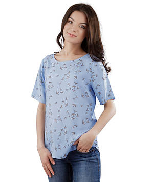 Легка жіноча футболка вільна (розміри XS-2XL)
