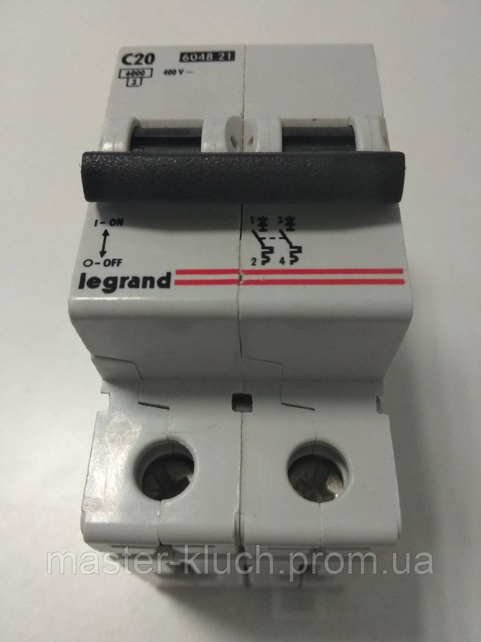 Автоматический выключатель Legrand LR 2P 20А - фото 2 - id-p78021718