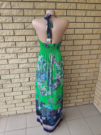 Сарафан довгий, у підлогу ONE SHE, тканина олія, фото 2