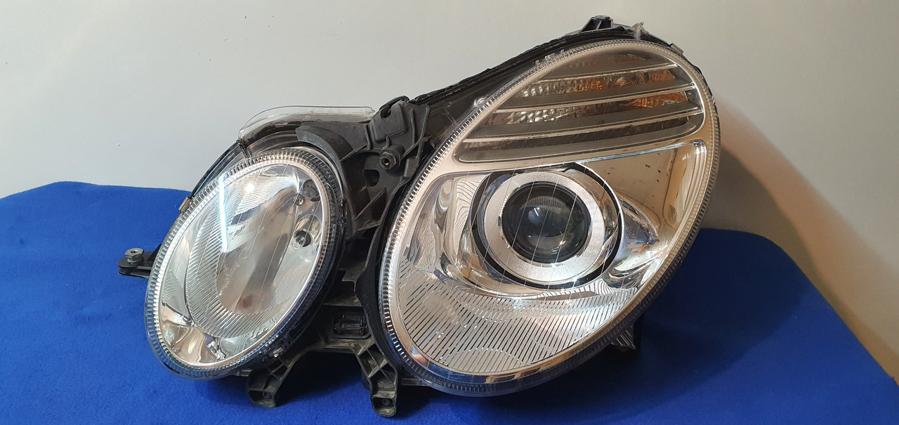 Встановлення Bi_Xenon і LED лінз Mercedes Benz w211