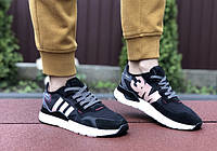 Кроссовки женские Adidas Nite Jogger Boost 3M Сетка Замша