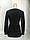 Туніка джемпер жіночий чорний виріз мис, фото 4