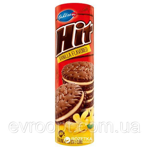 Печиво ХІТ зі смаком ванілі Hit Vanilla Flavour 220 g, фото 1