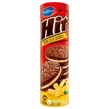 Печиво ХІТ зі смаком ванілі Hit Vanilla Flavour 220 g