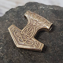 Молот Тора Мьольнір MIJOLLNIR Підвеска Амулет, фото 2