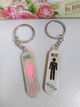 Брелок Boy Girl 1 шт