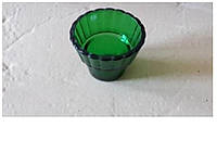 Салатник стеклянный зеленый 7 см