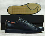 Кеди ECCO чоловічі чорні шкіряні натуральні, фото 5