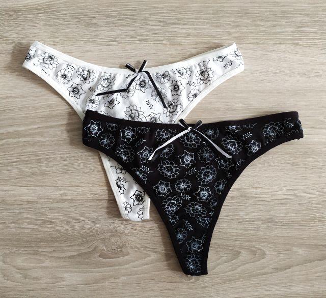 Труси жіночі стринги бавовна Квітка Польща, фото 1