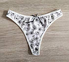 Труси жіночі стринги бавовна Квітка Польща, фото 2