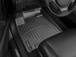 Килими гумові WeatherTech Lexus RX 2013-2015 передні чорні (кріплення кліпси )