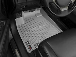 Килими гумові WeatherTech Lexus RX 2013-2015 передні сірі (кріплення кліпси )