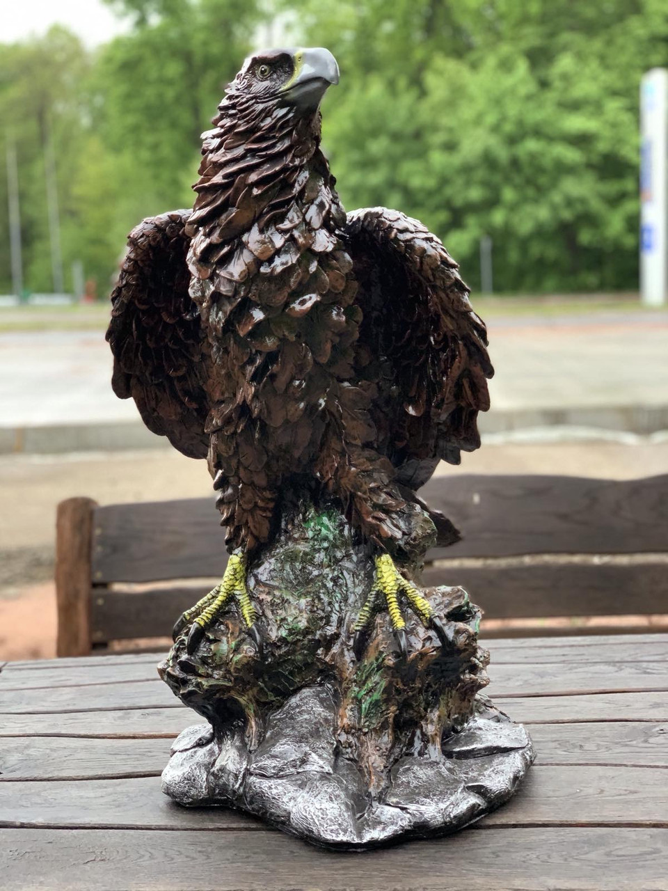 Статуя Орел 90 см (полістоун), фото 1