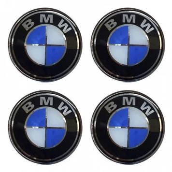 Наклейки на ковпаки BMW 90 мм.
