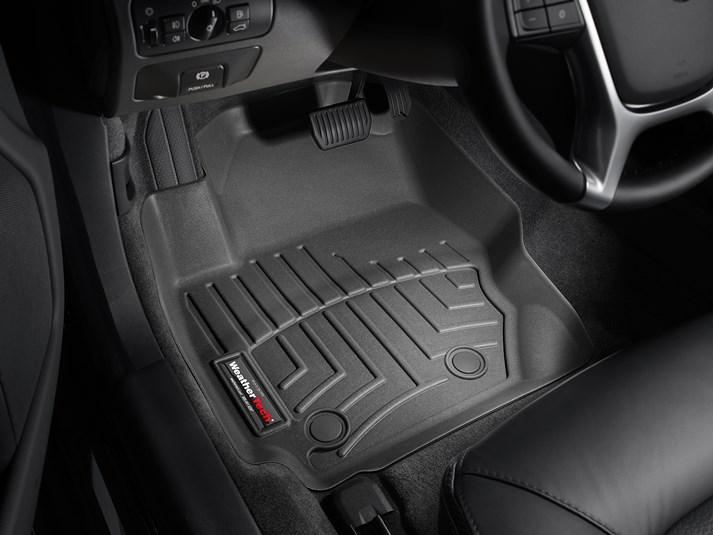 Килими гумові WeatherTech Volvo S-80 2007-2016 передні чорні