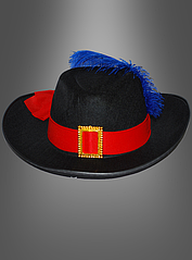 Карнавальна мушкетерская капелюх з пером