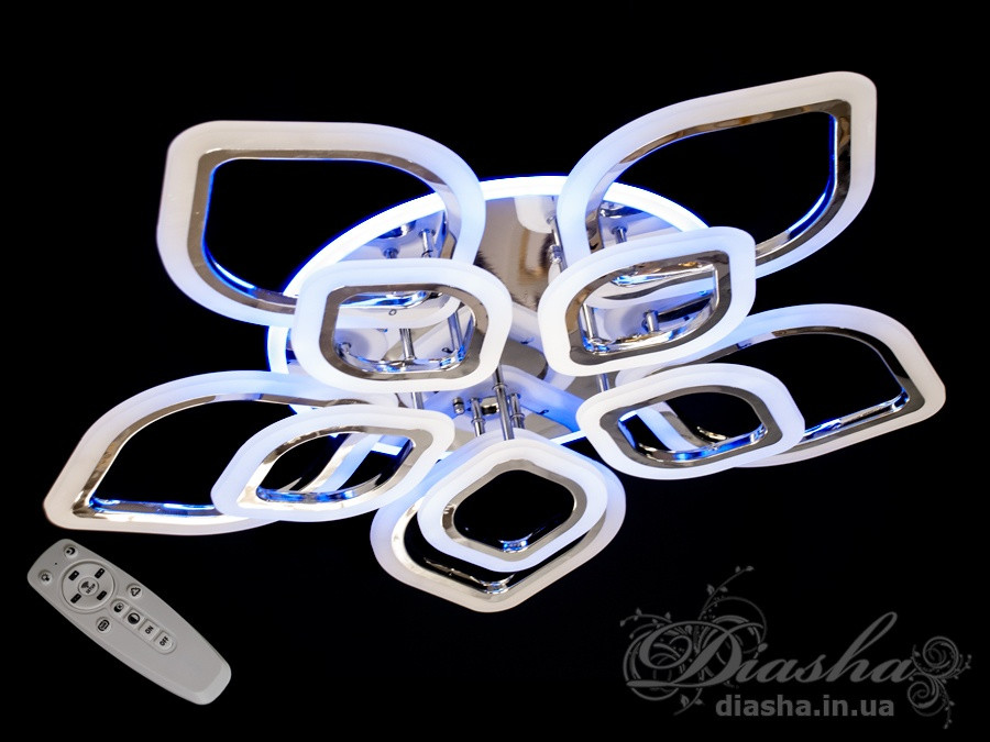 Світлодіодна люстра Diasha A8073/5+5HR LED 3color dimmer