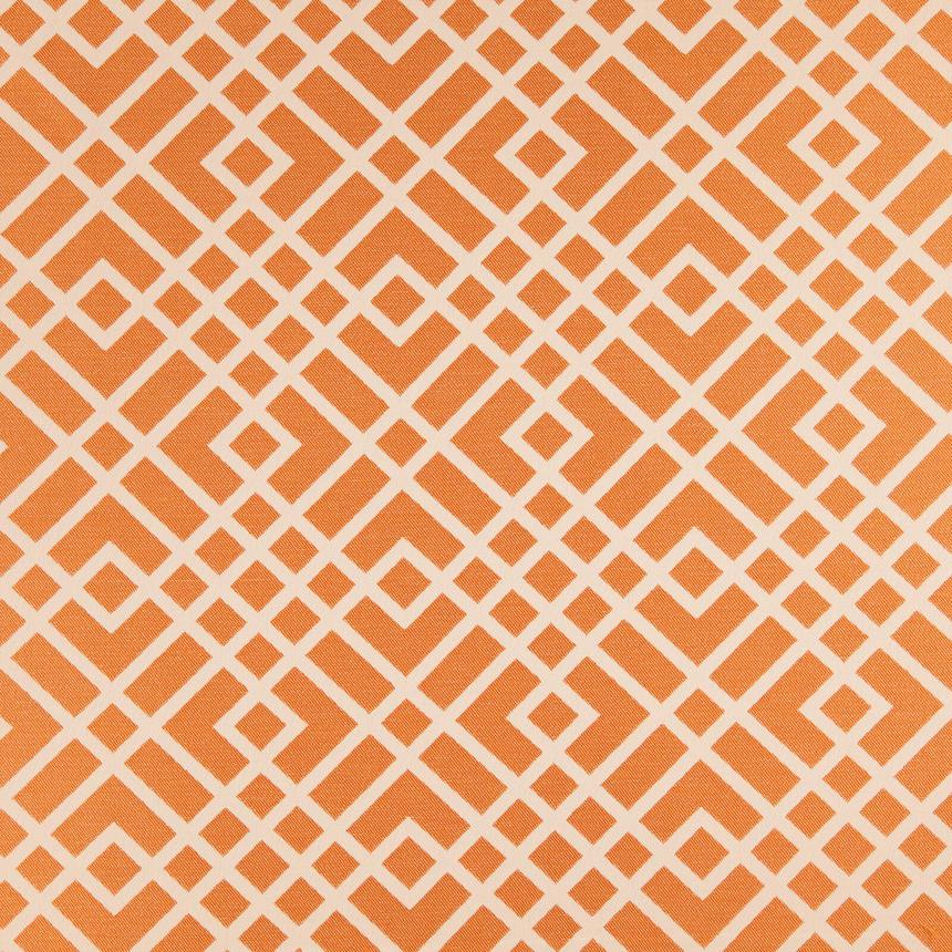 Меблева тканина з орнаментом для крісла Хай Лайн Кросроадс (High Line Crossroads) помаранчевого кольору