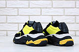 Жіночі кросівки Balenciaga Triple S V2 Black Yellow, чорно-жовті кросівки баленсіага тріпл с баленсіяга, фото 5