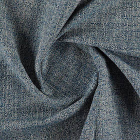 Тканина для оббивки дивана фактурна рогожка Октавіа (Octavia) бежево-смарагдового кольору