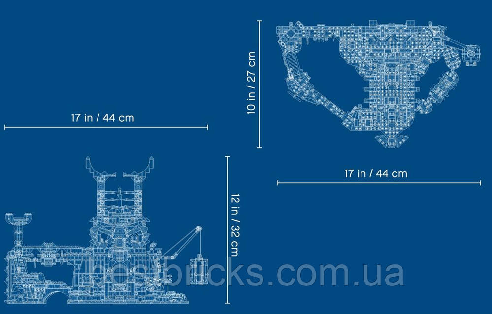Lego Ninjago Подземелье колдуна-скелета 71722, цена: 11999