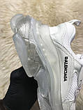 Жіночі кросівки Balenciaga Triple S Clear Sole White Grey, кросівки баленсіага тріпл з, фото 7