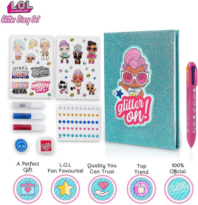 L.O.L. Surprise - Глітер Блокнот записник ЛОЛ сюрприз ( Набор дневник с наборо для творчества ЛОЛ сюррприз ) L.O.L. Surprise - Глітер Блокнот записник ЛОЛ сюрприз ( Набор дневник с наборо для творчества ЛОЛ сюррприз )
