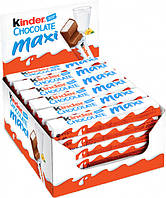 Молочный шоколад Kinder Chocolate Maxi с молочной начинкой 21 г х 36 шт