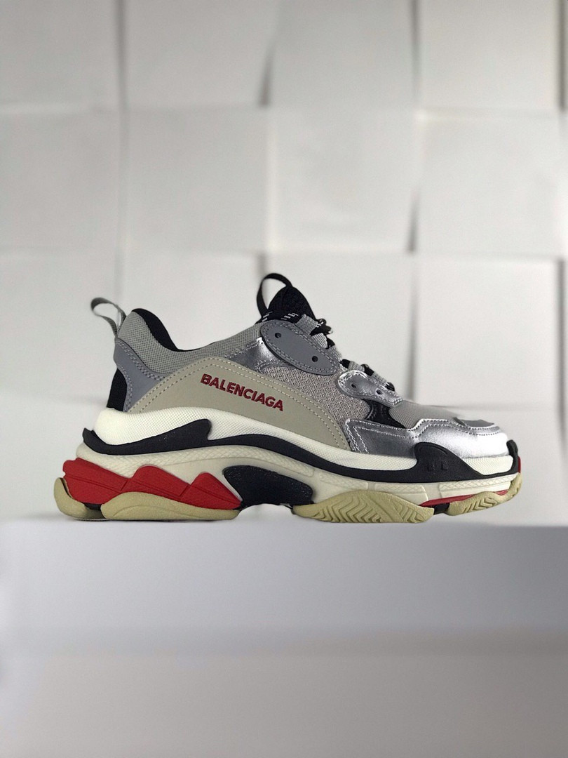 Жіночі кросівки Balenciaga Triple S Silver, жіночі кросівки баленсіага тріпл з, фото 1