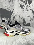 Жіночі кросівки Balenciaga Triple S Silver, жіночі кросівки баленсіага тріпл з, фото 5