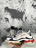 Жіночі кросівки Balenciaga Triple S Silver, жіночі кросівки баленсіага тріпл з, фото 3