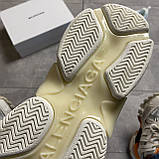 Кросівки Balenciaga Triple S White/Gray, кросівки баленсіага тріпл з, фото 9