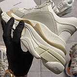 Кросівки Balenciaga Triple S White/Gray, кросівки баленсіага тріпл з, фото 6