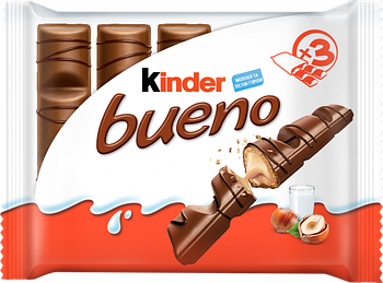 Шоколадний батончик Kinder Bueno 129 г