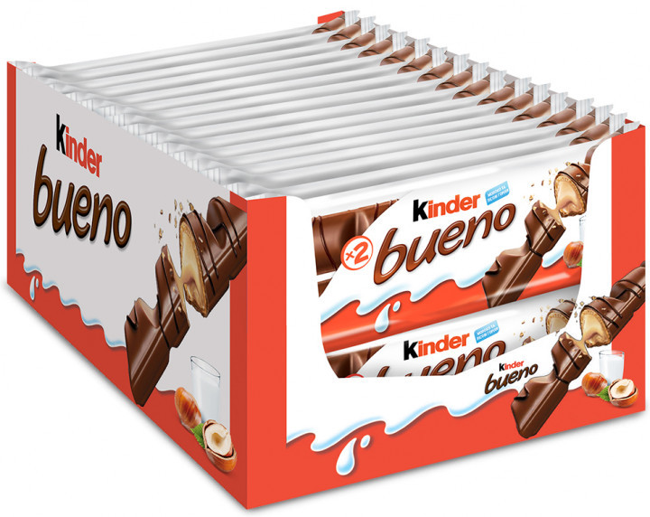 Шоколадний батончик Kinder Bueno 43 г х 30 шт.