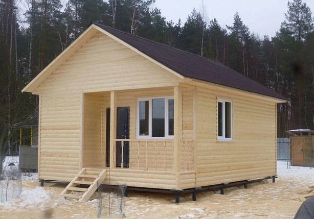 Будинок дерев'яний каркасний 6*6 м, фото 1