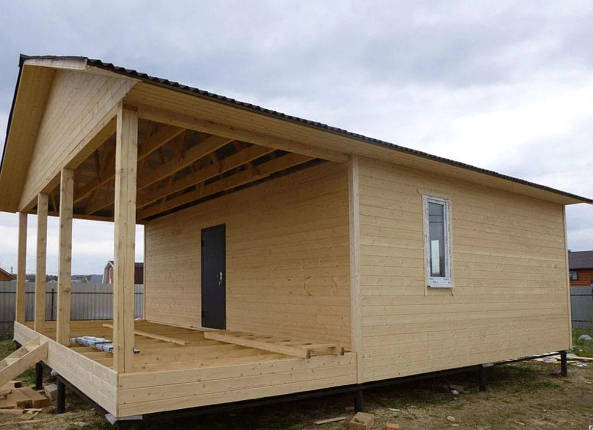 Будинок дерев'яний каркасний 6*6 м, фото 4
